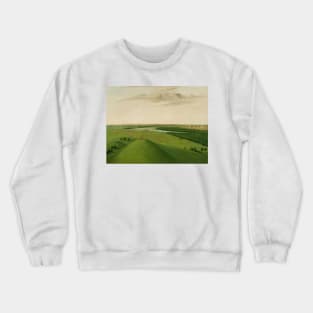 Fort Union, Mouth of the Yellowstone River, 2000 Miles above St. Louis by George Catlin Crewneck Sweatshirt